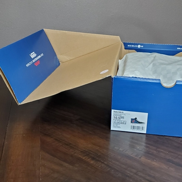 Vans x Krooked Skate Sk8-Hi by Natas For Ray Barbee Men Size 10.5 - Picture 14 of 15